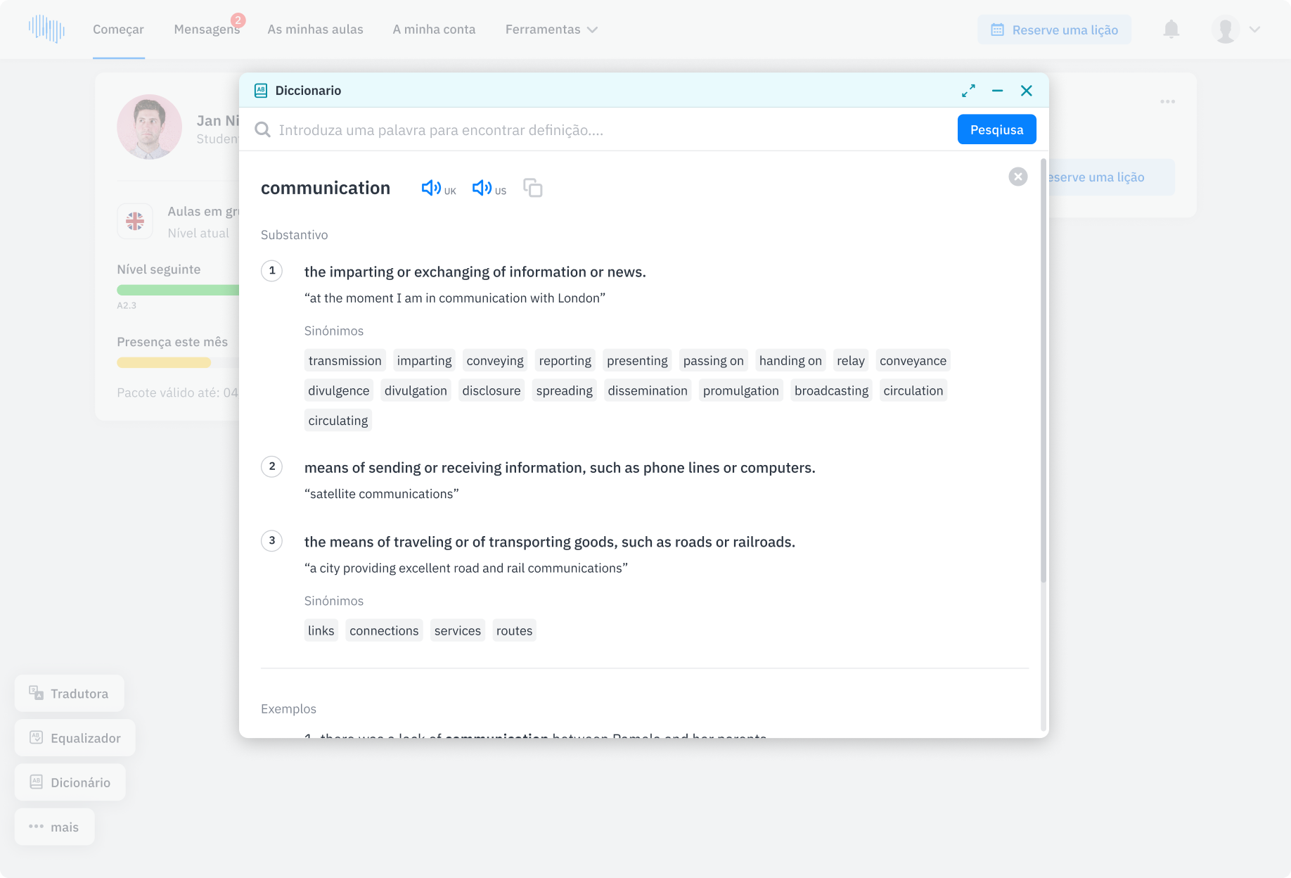 Student Space - Ferramentas