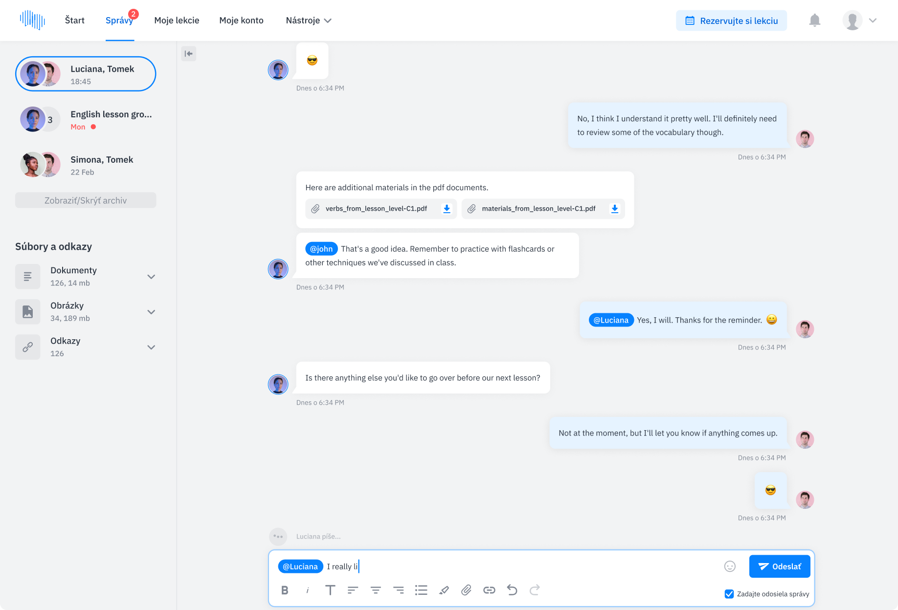 Rodený hovorca - Novinky